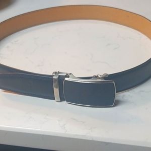 LG.JUNWO Mens Belts, Sliding Automatic Buckle Ratchet Dress 36 size